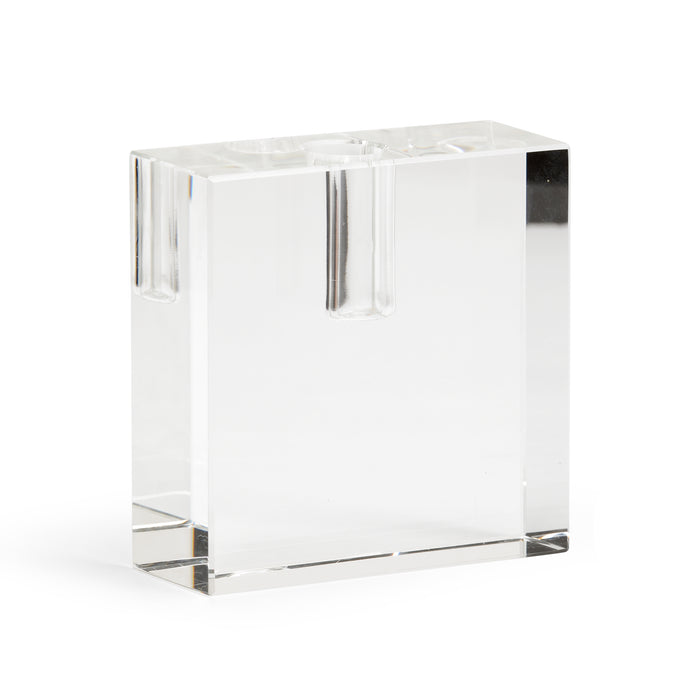 Chelsea House Rectangle Crystal Candlestic
