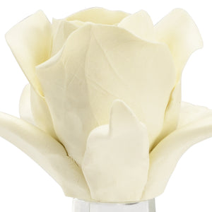 Chelsea House Large Rose On Stand - Cream
