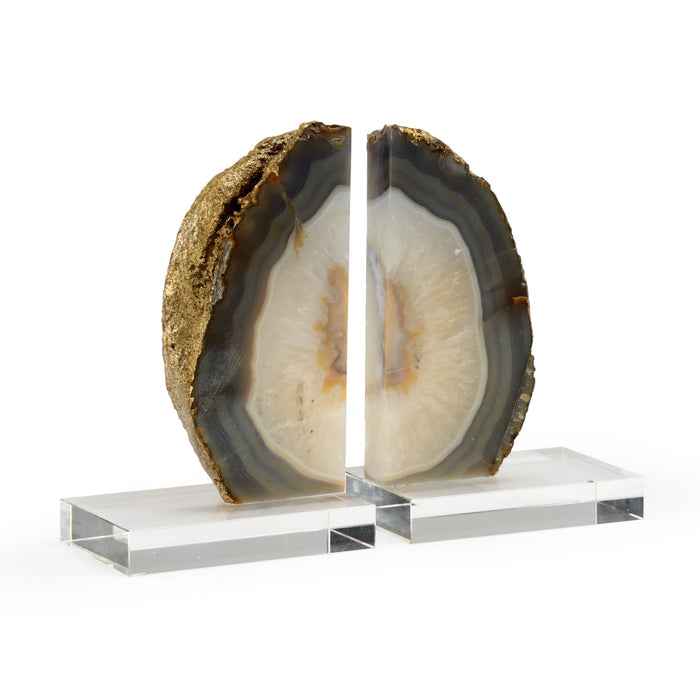 Chelsea House Geode Bookends (Pr)