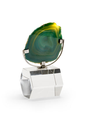 Chelsea House Small Agate On Stand - Green