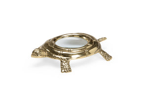 Chelsea House Turtle Magnifier - Brass