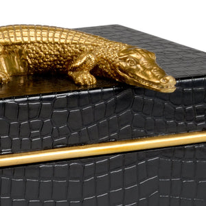 Chelsea House Alligator Box - Black