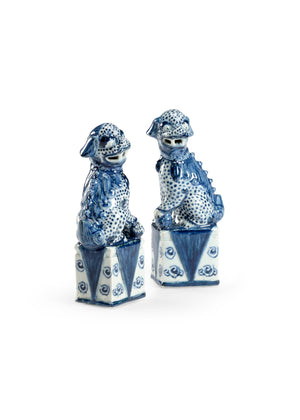 Chelsea House Blue And White Palace Dogs (P