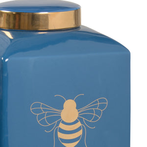 Chelsea House Bee Gracious Ginger Jar - Blu