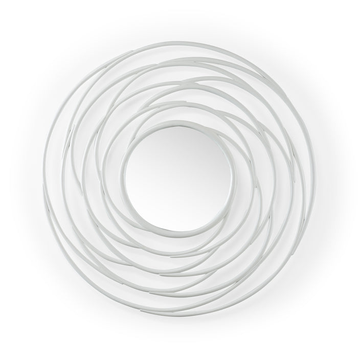 Chelsea House Swirl Mirror - White