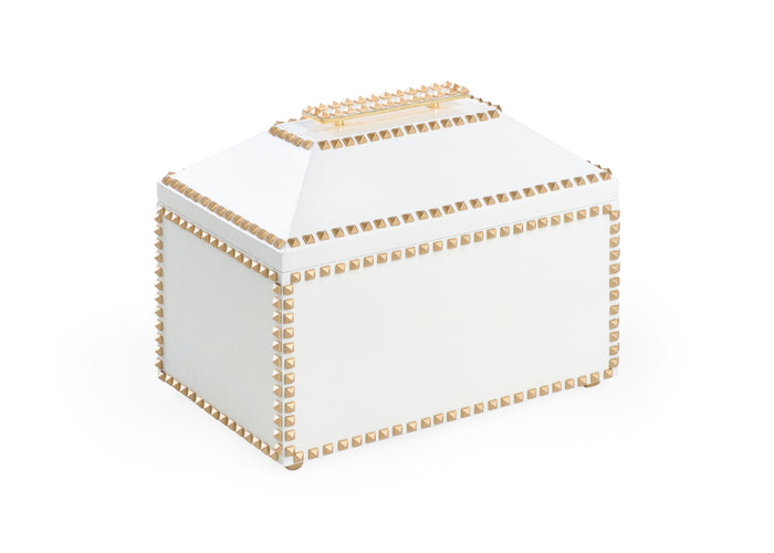 Chelsea House Chic Studded Box-White