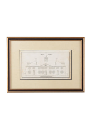 Chelsea House Measured Drawing-West Front