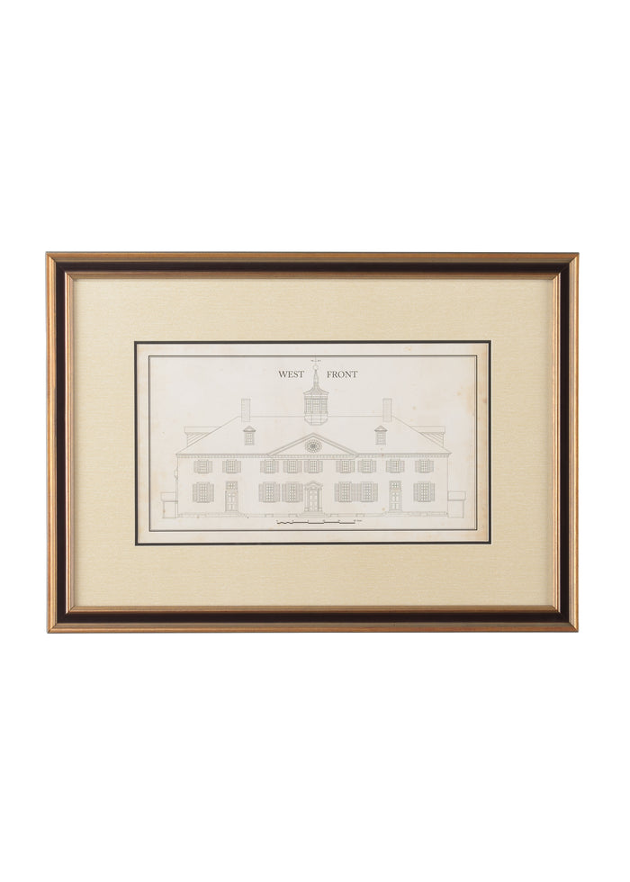 Chelsea House Measured Drawing-West Front