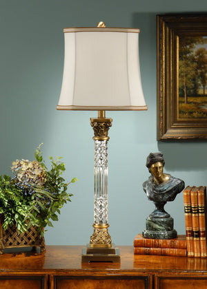 Wildwood Crystal Column Lamp