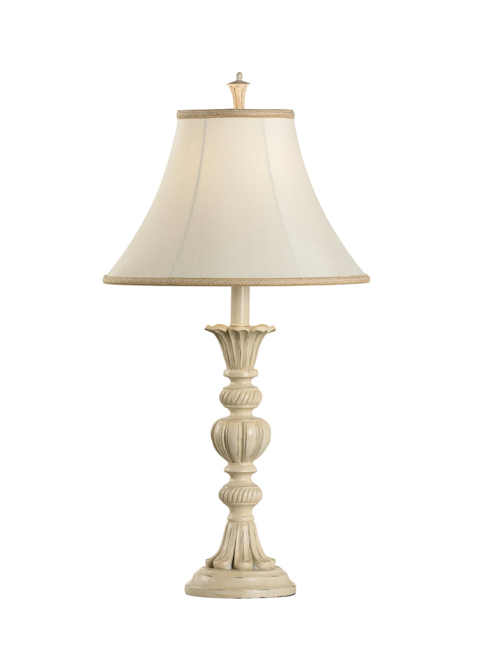 Wildwood Old White Lamp