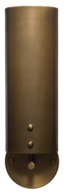 Jamie Young Olympic Wall Sconce in Antique Brass Metal