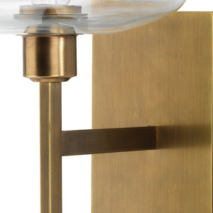 Jamie Young Scando Mod Sconce in Antique Brass