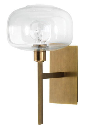 Jamie Young Scando Mod Sconce in Antique Brass