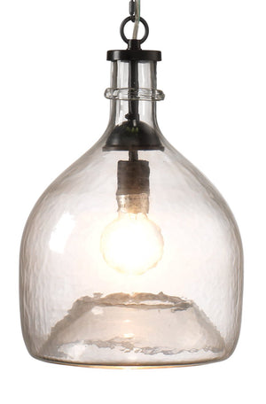 Jamie Young Small Greta Pendant in Clear Glass