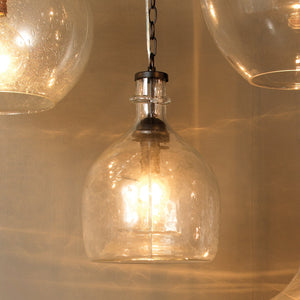 Jamie Young Small Greta Pendant in Clear Glass