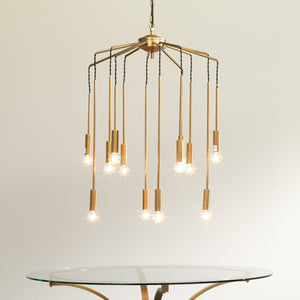 Jamie Young Cascade Pendant in Antique Brass