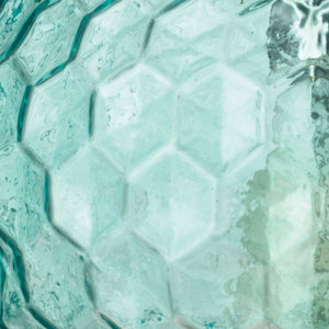 Jamie Young Clark Pendant in Aqua Glass