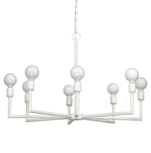 Jamie Young Park Chandelier in White Gesso