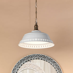 Jamie Young Provisions Pendant in White Metal