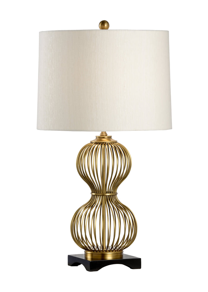 Wildwood Pinched Cage Lamp (cream)