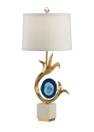Wildwood Zulli Lamp - Blue/Gold