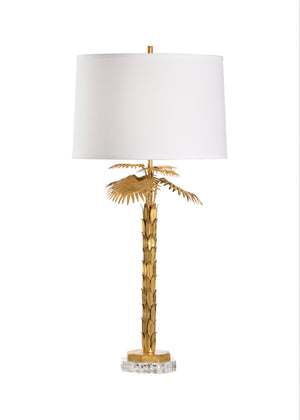 Wildwood Palm Island Lamp - Gold