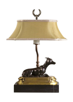 Chelsea House Greyhnd Bkcase Lamp-R