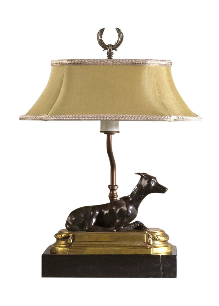 Chelsea House Greyhound Bookcase Lamp-Right