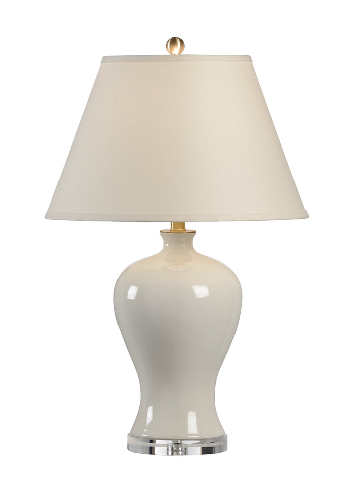 Chelsea House Columbus Vase Lamp - Cream