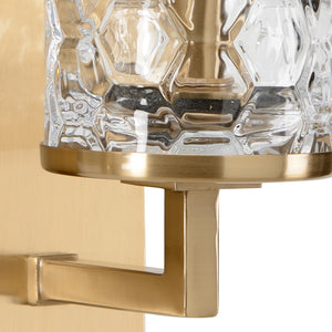 Chelsea House Casey Double Sconce - Brass
