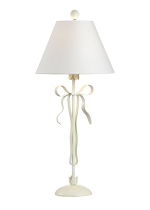 Chelsea House Bow Lamp - White