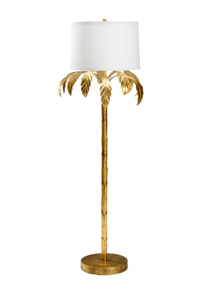Chelsea House Palm Floor Lamp - Gold