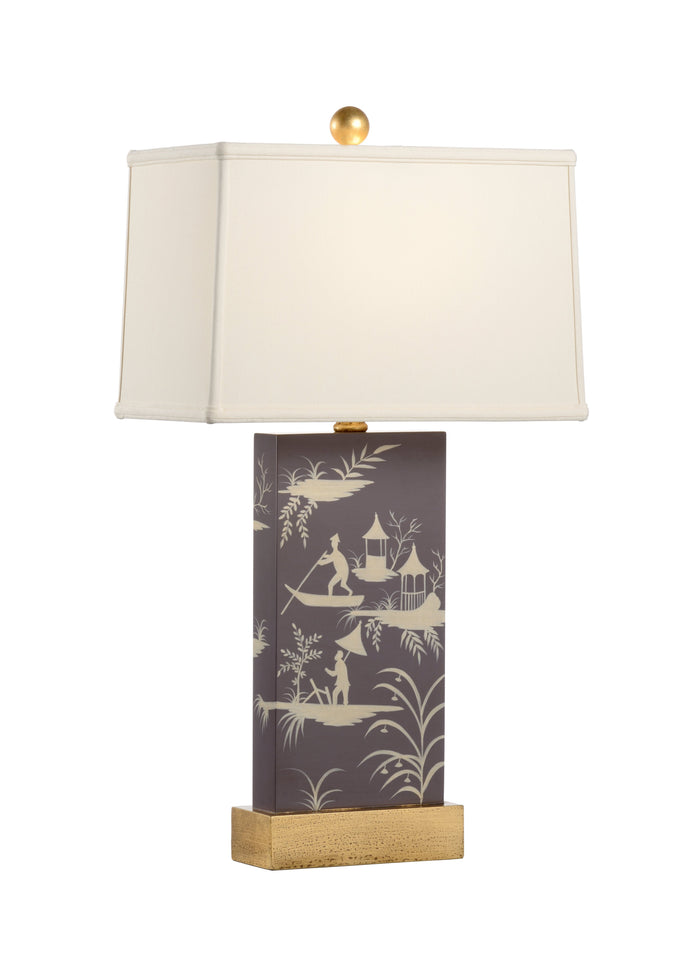 Chelsea House Chinoiserie Panel Lamp