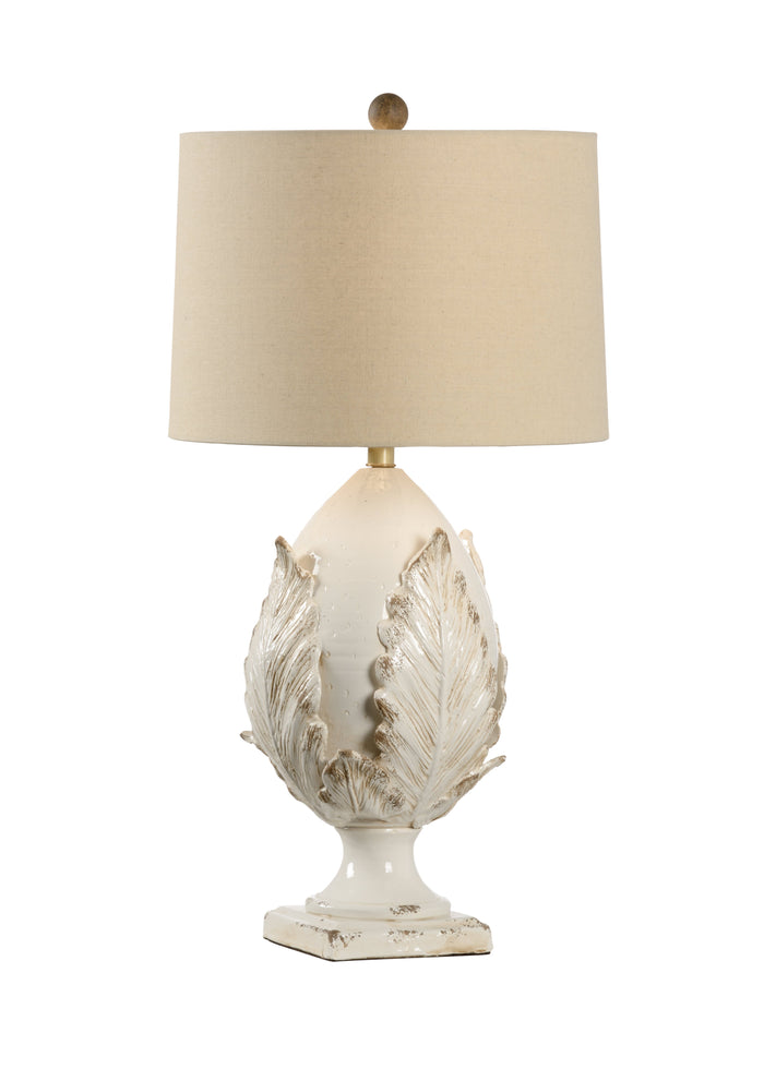 Chelsea House Small Cream Artichoke Lamp