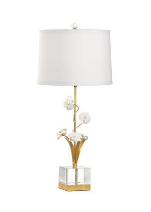 Chelsea House Large Orchid Lamp