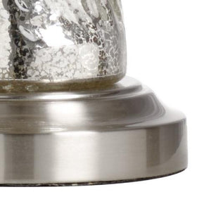 Chelsea House Silver Glass Column Lamp