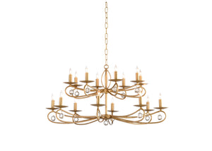 Chelsea House Gold Tiered Chandelier