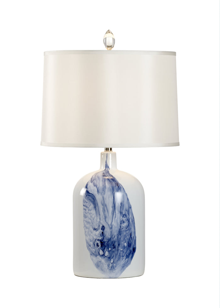 Chelsea House Longwood Leaf Lamp - Blue