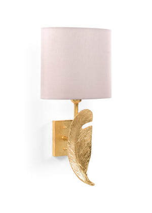 Chelsea House Palm Leaf Sconce - Gold