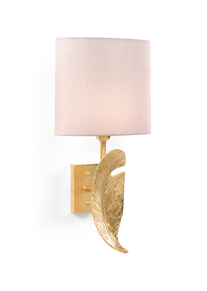 Chelsea House Palm Leaf Sconce - Gold