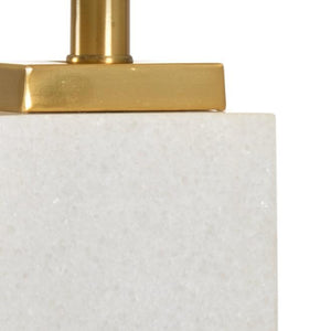 Chelsea House White Kennedy Marble Lamp