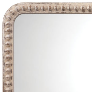 Jamie Young Rectangle Audrey Mirror in White Washed Wood