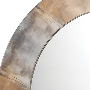 Jamie Young Cloudscape Mirror in Taupe & Slate Lacquer