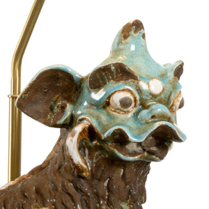 Chelsea House Chinese Dog Lamp - Left