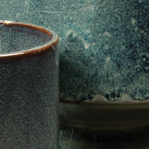 Jamie Young Berkeley Pots in Blue Ceramic (set of 3)