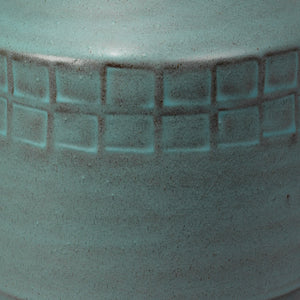 Jamie Young Folk Vessel in Blue Ceramic