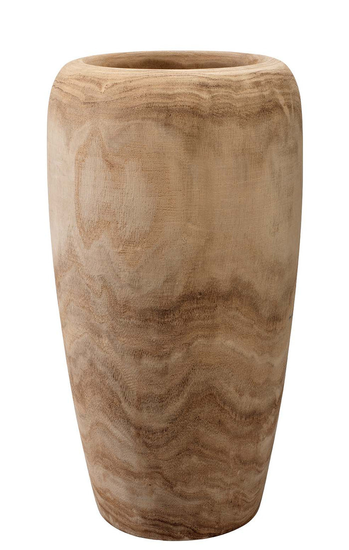 Jamie Young Ojai Small Wooden Vase