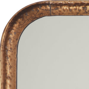 Jamie Young Principle Vanity Mirror in Gold Leaf Metal
