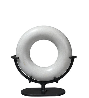 Jamie Young Small Marble Ring in White Marble