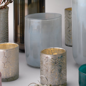 Jamie Young Medium Vapor Vase in Metallic Opal